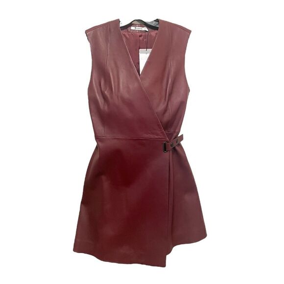 T by ALEXANDER WANG 100% Lambskin Leather Dress |Size:2| - Picture 11 of 11